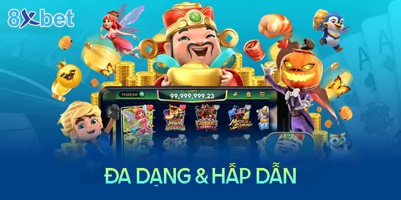 Các cổng slot game tại nhà cái x8bet