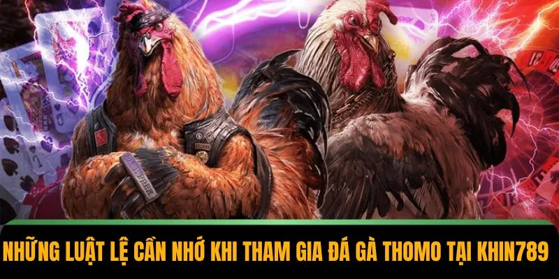 Những luật lệ cần nhớ khi tham gia đá gà Thomo tại Khin789